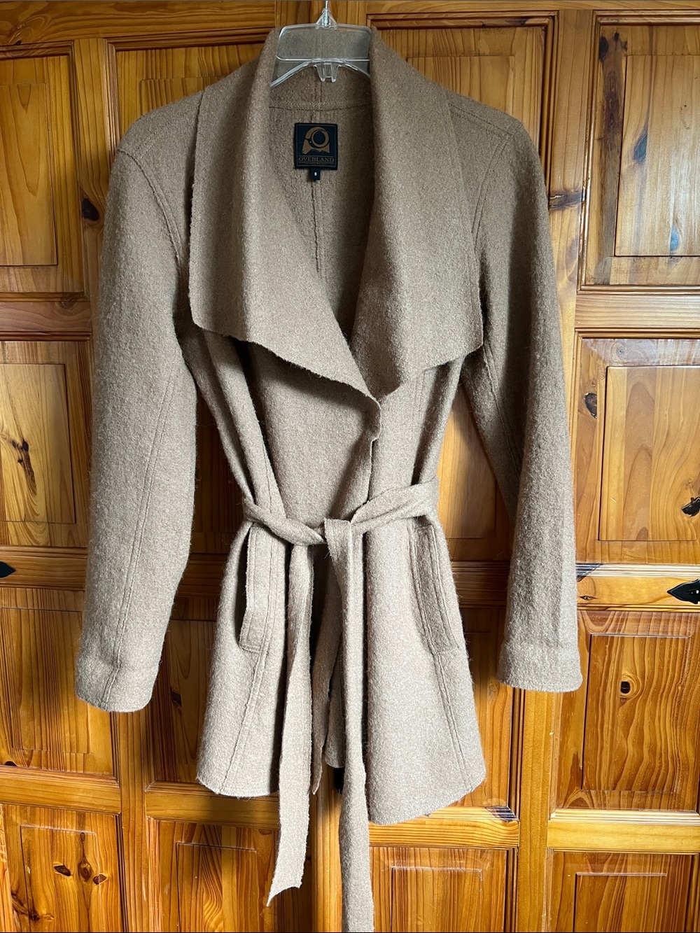 Overland 100% Alpaca Coat with Self-Tie Belt